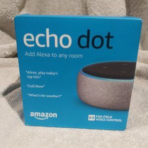 Echo Dot, 3rd. Gen. Unused, Open Box.